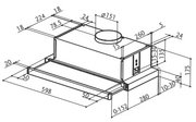 Встраиваемая вытяжка Faber Flexa Vitro W A50 фото 2 в Тюмени