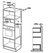 Встраиваемая микроволновая печь Brandt BMG2115X фото 4 в Тюмени