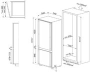Встраиваемый холодильник Smeg C8174N3E1 фото 2 в Тюмени