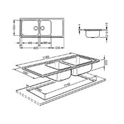 Мойка Smeg LQ116S фото 2 в Тюмени