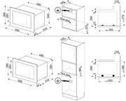 Встраиваемая микроволновая печь Smeg FMI120B3 фото 3 в Тюмени