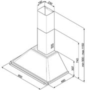 Вытяжка Smeg KTR90X фото 2 в Тюмени
