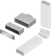 Комплект воздуховодов с фильтром Maunfeld MIDS834+CF314MW фото