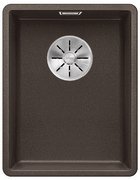 Мойка Blanco SUBLINE 320-F отводная арматура InFino® кофе фото в Тюмени