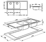 Мойка Smeg LLR116 фото 2 в Тюмени