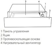 Встраиваемый подогреватель посуды Smeg CPR115B3 фото 3 в Тюмени
