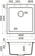 Мойка Омойкири BOSEN 47-BL фото 3 в Тюмени Мойка Omoikiri BOSEN 47-BL фото 3 в Тюмени