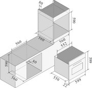 Духовой шкаф Ilve OV60STCT3/BK фото 2 в Тюмени
