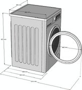 Встраиваемая стиральная машина Korting KWMI 14IS94 фото 3 в Тюмени