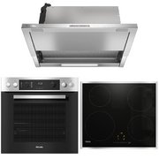 Miele (варочная панель KM 7001 FR + духовой шкаф H 2269-1 E Active + вытяжка DAS 2620)