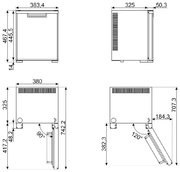 Минибар Smeg MTE30 фото 4 в Тюмени