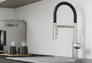 Смеситель Бланко CATRIS-S Flexo черная сталь фото 2 в Тюмени Смеситель Blanco CATRIS-S Flexo черная сталь фото 2 в Тюмени