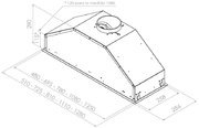 Встраиваемая вытяжка Pando GTI/510 IX V1050 ECO SEC PLUS фото 4 в Тюмени