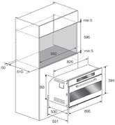 Духовой шкаф Fulgor Milano FCO 9613 TM 2F X фото 4 в Тюмени