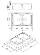 Мойка Smeg LZ792P фото 2 в Тюмени