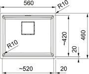 Мойка Franke KNG 110-52 черный фото 2 в Тюмени