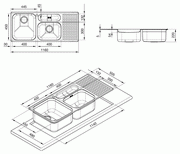 Мойка Smeg LTS1163S2 фото 2 в Тюмени
