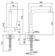 Смеситель Смег MF22-CR фото 2 в Тюмени Смеситель Smeg MF22-CR фото 2 в Тюмени