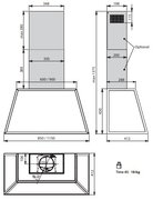 Вытяжка Falmec TIME 85 INOX фото 2 в Тюмени