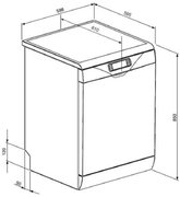 Посудомоечная машина Smeg LSA6439X2 фото 3 в Тюмени