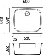Мойка Smeg LSE60P фото 2 в Тюмени