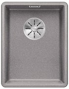 Мойка Blanco SUBLINE 320-F отводная арматура InFino® алюметаллик фото в Тюмени