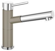 Смеситель Бланко Alta-S compact chrome/Silgranit серый беж фото в Тюмени Смеситель Blanco Alta-S compact chrome/Silgranit серый беж фото в Тюмени