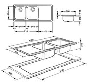 Мойка Smeg LM116D фото 2 в Тюмени