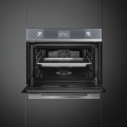 Духовой шкаф комбинированный с пароваркой Smeg SF4102VCS фото 3 в Тюмени