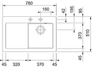 Мойка Franke Mythos MTK 611-78 миндаль фото 2 в Тюмени