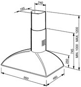 Вытяжка Smeg KS89AE фото 2 в Тюмени
