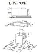 Вытяжка De Dietrich DHG 576 XP 1 фото 2 в Тюмени
