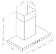 Вытяжка Pando P-825/60 IX V.850 ECO SEC PLUS фото 3 в Тюмени