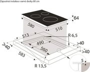 Индукционная варочная панель Brandt BPI6427B фото 3 в Тюмени
