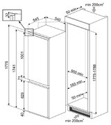 Холодильник Smeg C8175TN2P фото 4 в Тюмени