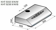 Вытяжка Korting KHT 5230 W фото 2 в Тюмени
