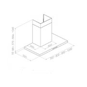 Вытяжка Pando P-401/120 IX 1250 ECO SEC фото 3 в Тюмени