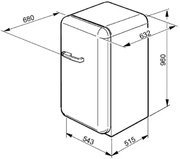 Холодильник Smeg FAB10HLIT фото 3 в Тюмени