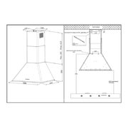 Купольная вытяжка Korting KHC 6648 RB фото 4 в Тюмени