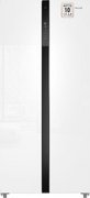 Отдельностоящий холодильник с инвертором Weissgauff WSBS 500 Inverter NoFrost White Glass фото 2 в Тюмени