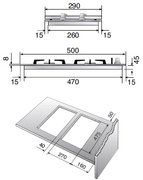 Варио-прибор (ДОМИНО) Ilve H30V/ IX фото 2 в Тюмени