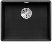 Мойка Blanco SUBLINE 500-F отводная арматура InFino® антрацит фото в Тюмени