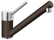 Смеситель Бланко Antas chrome/Silgranit кофе фото в Тюмени Смеситель Blanco Antas chrome/Silgranit кофе фото в Тюмени