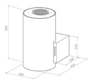 Вытяжка Faber Bios EG6 RD/XS F32 фото 3 в Тюмени