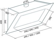 Вытяжка Falmec Quasar 120 Vetro (800) STEC gray фото 3 в Тюмени