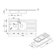 Мойка Smeg LMN116D фото 2 в Тюмени