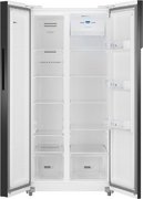 Отдельностоящий холодильник с инвертором Weissgauff WSBS 500 Inverter NoFrost White Glass фото 3 в Тюмени