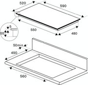 Варочная панель Bertazzoni P604I1B26NV фото 4 в Тюмени