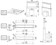 Встраиваемая вытяжка Smeg KDD90CNE фото 4 в Тюмени