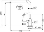 Смеситель Franke Neptune Window хром фото 4 в Тюмени